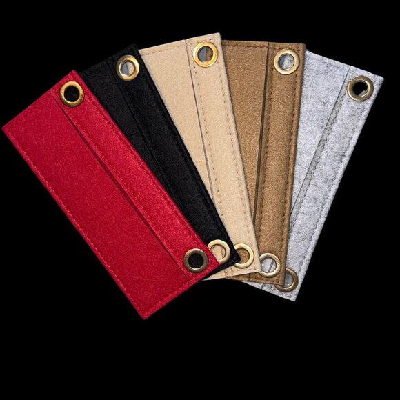 RESTOCK Long Wallet Insert! choice Tan, Camel, Red, Charcoal, Black* - Picture 1 of 3